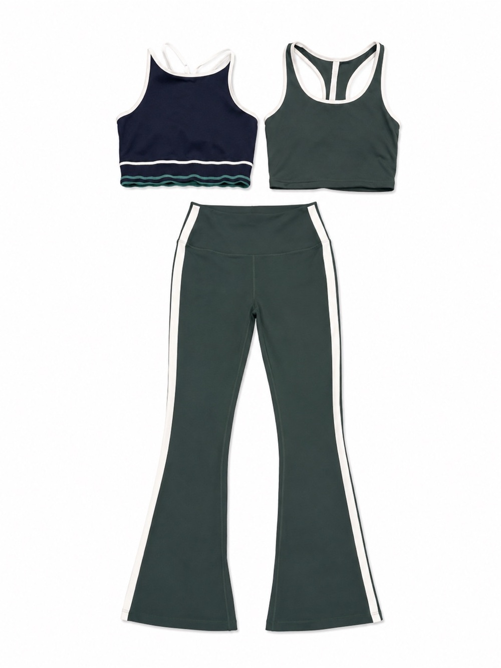 Can buy tops seperate 30 each. Leggings 75